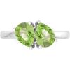 imageMartha Stewart 2 Carat Two Stone Gemstone Ring For Women in Sterling Silver Gemstone Jewelry For WomenOption 7