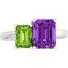 imageMartha Stewart 3 14 Carat Two Stone Gemstone Ring For Women in Sterling Silver Gemstone Jewelry For WomenOption 4