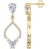 imageMartha Stewart 3 Carat Lab Grown Diamond Drop Earrings In 14 Karat Gold Lab Grown Diamond Earringsyellowgold