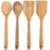 imageMartha Stewart Bainford 4Piece Wooden Kitchen Tool Set  Olive
