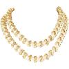 imageMartha Stewart Elegant Two Strand Gold and Pearl Necklace 18 Inches For Women