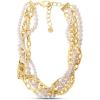 imageMartha Stewart Four Twisted Strand Pearl and Chain Necklace In Gold For Women