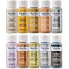 imageMartha Stewart MultiSurface Specialty 10 pc Paint Set Studio LightsRare Metals