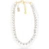 imageMartha Stewart Pearl and Crystal Necklace In Gold 18 Inches For Women