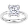imageMartha Stewart Princess Cut Shape Lab Grown Diamond Solitaire Ring Diamond Engagement Ring in 14 Karat Goldwhitegold