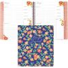 imageMartha Stewart Recipe Journal Make Your Own Cookbook with 120 Pages for Detailed Recipe Notes Ingredients and Instructions Customizable Tabs 11 x 9 inches Floral Deep Ultramarine