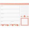 imageMartha Stewart Weekly Planner Notepad Grocery List Notepad with Daily Sections 10quot x 8quot Undated Desk Planner for Women Magnetic Backing Floral Cloud Dancer