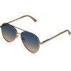 imageMartha Stewart Womens Ms115 Metal Uv400 Protective Aviator Pilot SunglassesTimeless Gifts for Her 57mmRose Gold and Nude
