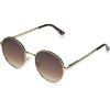 imageMartha Stewart Womens Ms141 Vintage Metal Uv400 Protective Round SunglassesTimeless Gifts for Her 50mmGold and Tortoise