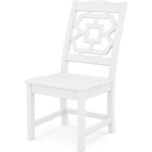 imageMARTHA STEWART by POLYWOOD Chinoiserie Dining Side Chair in SandWhite
