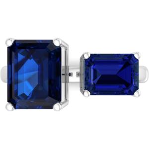 imageMartha Stewart 4 12 Carat Two Stone Gemstone Ring For Women in Sterling Silver Gemstone Jewelry For WomenOption 10