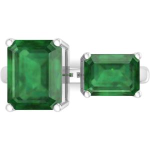 imageMartha Stewart 4 12 Carat Two Stone Gemstone Ring For Women in Sterling Silver Gemstone Jewelry For WomenOption 9