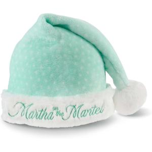 imageMartha Stewart Funny Santa Hat Adult  Cool Christmas Hat for Men ampamp Women Holiday Xmas Martha on the Mantel CostumeGreen