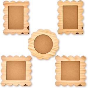 imageMartha Stewart Wavy Wood Frame Set 5 pcs