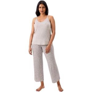imageMartha Stewart Womens Cooling Pajama Set  2Piece Rayon Cami ampamp Capri Sleepwear Lightweight ampamp Breathable Comfort
