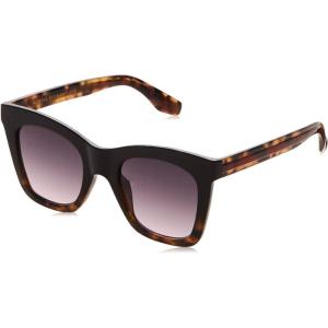 imageMartha Stewart Womens Ms104 Classic Uv400 Protective Square Cat Eye SunglassesTimeless Gifts for Her 50mmBlack and Tortoise