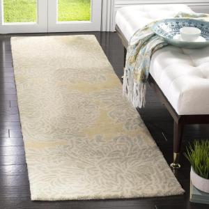 imageMartha Stewart x SAFAVIEH Area Rug Collection  23quot x 8 Runner Malted Handmade Wool Ideal for Living Room Bedroom Foyer Hallway MSR4542ASaguaro