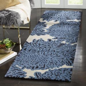 imageMartha Stewart x SAFAVIEH Area Rug Collection  23quot x 8 Runner Malted Handmade Wool Ideal for Living Room Bedroom Foyer Hallway MSR4542AWrought Iron