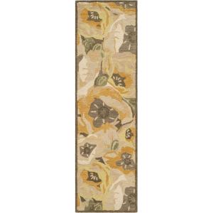 imageMartha Stewart x SAFAVIEH Area Rug Collection  3 x 5 Red Handmade Wool Ideal for Living Room Bedroom Foyer Accent Space MSR4872AGold