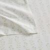 imageMartha Stewart  Queen Size Sheets Set Crisp amp Tailored Cooling Sheets with a Smooth Cotton Percale Lightweight Feel  Bed Sheets with Matching Pillowcases amp Fitted Sheet Francesca Stripe BeigeDitsy Vine Green