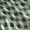 imageMartha Stewart  Queen Size Sheets Set Crisp amp Tailored Cooling Sheets with a Smooth Cotton Percale Lightweight Feel  Bed Sheets with Matching Pillowcases amp Fitted Sheet Francesca Stripe BeigeMadison Gingham Green