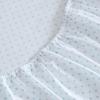 imageMartha Stewart  Queen Size Sheets Set Crisp amp Tailored Cooling Sheets with a Smooth Cotton Percale Lightweight Feel  Bed Sheets with Matching Pillowcases amp Fitted Sheet Francesca Stripe BeigePolka Dot Blue