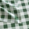 imageMartha Stewart  Queen Size Sheets Set Crisp amp Tailored Cooling Sheets with a Smooth Cotton Percale Lightweight Feel  Bed Sheets with Matching Pillowcases amp Fitted Sheet Francesca Stripe BeigeMadison Gingham Green