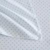 imageMartha Stewart  Queen Size Sheets Set Crisp amp Tailored Cooling Sheets with a Smooth Cotton Percale Lightweight Feel  Bed Sheets with Matching Pillowcases amp Fitted Sheet Francesca Stripe BeigePolka Dot Blue