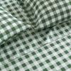 imageMartha Stewart  Queen Size Sheets Set Crisp amp Tailored Cooling Sheets with a Smooth Cotton Percale Lightweight Feel  Bed Sheets with Matching Pillowcases amp Fitted Sheet Francesca Stripe BeigeMadison Gingham Green
