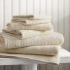 imageMartha Stewart  Bath Towels Soft amp Absorbent 100 Cotton Towels Solid 500 GSM 6Piece Bathroom Towel Set with Textured Weave Bedford Cottage GreenBedford Cottage Beige