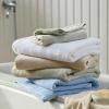 imageMartha Stewart  Bath Towels Soft amp Absorbent 100 Cotton Towels Solid 500 GSM 6Piece Bathroom Towel Set with Textured Weave Bedford Cottage GreenBedford Cottage Beige