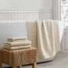 imageMartha Stewart  Bath Towels Soft amp Absorbent 100 Cotton Towels Solid 500 GSM 6Piece Bathroom Towel Set with Textured Weave Bedford Cottage GreenBedford Cottage Beige