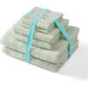 imageMartha Stewart  Bath Towels Soft amp Absorbent 100 Cotton Towels Solid 500 GSM 6Piece Bathroom Towel Set with Textured Weave Bedford Cottage GreenBedford Cottage Green
