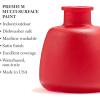 imageMartha Stewart Craft Paint Rock Candy 8 fl oz Premium Satin Finish Paint Perfect For Easy To Apply DIY Arts And Crafts 68700Tartan Red