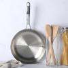 imageMartha Stewart Castelle Large 12 Stainless Steel Frying Pan Non Toxic Fry Pan SkilletStainless Steel