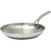 imageMartha Stewart Castelle Large 12 Stainless Steel Frying Pan Non Toxic Fry Pan SkilletStainless Steel