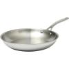 imageMartha Stewart Castelle Large 12 Stainless Steel Frying Pan Non Toxic Fry Pan SkilletStainless Steel