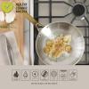 imageMartha Stewart Castelle Large 12 Stainless Steel Frying Pan Non Toxic Fry Pan SkilletStainless Steel W Gold Handle