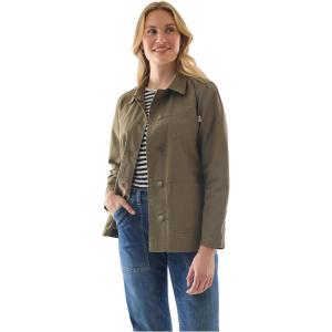 imageMartha Stewart Womens Garden Chore Jacket Lightweight Utility Coat Casual Outerwear Long SleeveKalamata
