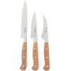 imageMartha Stewart Austenwood 15Piece Knife Block Set German Stainless Steel Kitchen Knives with Forged Italian Olive Wood HandleStainless Steel Blade  Olive Wood Handle