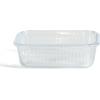 imageMartha Stewart Broadbrook 6 Piece Stoneware Meal Prep Container Set with Lids Rectangular Food Storage amp Bakewar Oven Refridgerator Microwave Dishwasher SafeGlassGreen Lid Shadowbrook  Rectangular