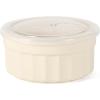 imageMartha Stewart Broadbrook 6 Piece Stoneware Meal Prep Container Set with Lids Rectangular Food Storage amp Bakewar Oven Refridgerator Microwave Dishwasher SafeCream Broadbrook  Round