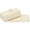 imageMartha Stewart Broadbrook Stoneware Butter Dish with Lid Rectangular Covered Butter Keeper 81 x 44 x 3 Inches Classic Cream Glaze Dishwasher Safe Ceramic Storage for Counter or Table