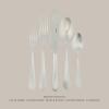 imageMartha Stewart Watercliffe 16 pc Flatware Set Stainless Steel wABS Handle  Warm Grey Pack of 2Alness Mirror Polish