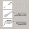 imageMartha Stewart Watercliffe 16 pc Flatware Set Stainless Steel wABS Handle  Warm Grey Pack of 2Alness Mirror Polish
