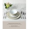 imageMartha Stewart Watercliffe 16 pc Flatware Set Stainless Steel wABS Handle  Warm Grey Pack of 2Perrine Mirror Polish