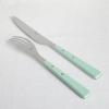 imageMartha Stewart Watercliffe 16 pc Flatware Set Stainless Steel wABS Handle  Warm Grey Pack of 2Watercliffe Martha Blue