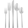 imageMartha Stewart Watercliffe 16 pc Flatware Set Stainless Steel wABS Handle  Warm Grey Pack of 2Southland Mirror Polish