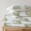 imageMartha Stewart  Queen Comforter Set 100 Silky Smooth Cotton Sateen Floral Bedding for Year Round Comfort 3 Piece Bed Set with Matching Pillowcases Songbird YellowElosie Floral Grey