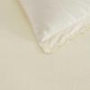 imageMartha Stewart  Queen Duvet Cover Set 100 Smooth amp Silky Sateen Cotton Bedding with a Cotton Percale Reverse 3 Piece Floral Bedding with Matching Pillowcases Songbird YellowSignature Scallop White